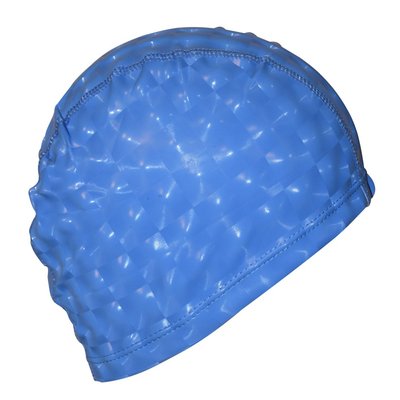 Шапочка для плавання 3D універсальна синя PM-3D-blue PM-3D-blue фото