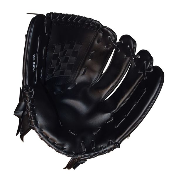 Рукавичка для бейсболу колір чорний PVC, р-р 12,5 Z-LB-12-BLK фото