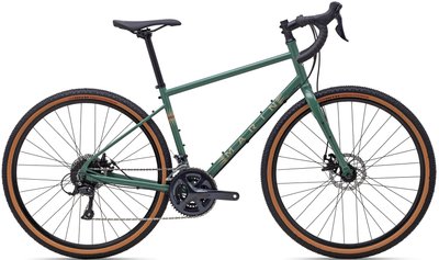 Велосипед 27,5" Marin FOUR CORNERS рама - S 2023 Gloss Green/Tan SKD-50-96 фото