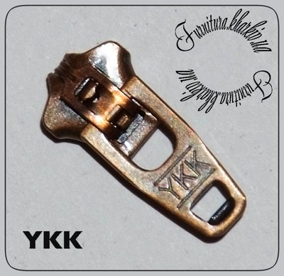 Бегунок YKK 10 медь 18361 фото