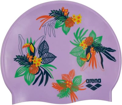 Шапка для плавання Arena PRINT JR фіолетовий дит OSFM 94171-233 фото