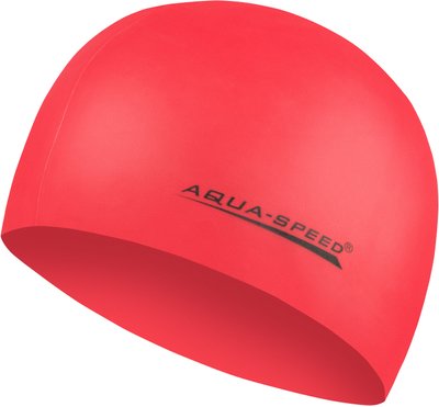Шапка для плавания Aqua Speed ​​MEGA 100-31 красный Уни OSFM 100-31 фото