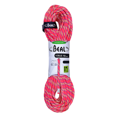 Мотузка BEAL VIRUS 10mm 60m pink BC100V.60.P фото