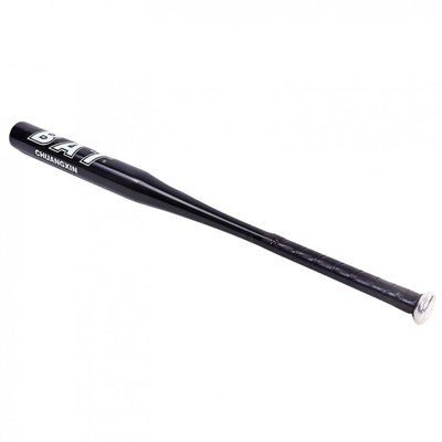 Біта бейсбольна алюмінієва 71см, колір чорний Z71-BLK фото