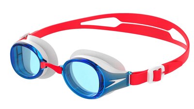 Окуляри для плавання Speedo HYDROPULSE GOG JU червоний, блакитний дит OSFM 8-126723083 фото