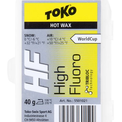 Віск Toko HF Hot Wax 40g жовтий 550 1021 фото