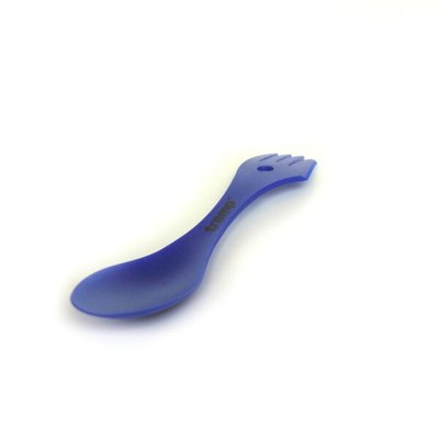 Ложка-вилка (ловилка) пластмассовая Tramp синяя TRC-069-blue фото