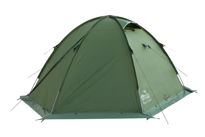 Палатка Tramp ROCK 3 (V2) Зеленая TRT-028-green фото