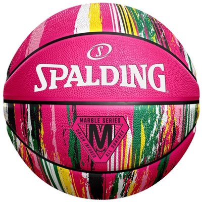 М'яч баскетбольний Spalding Marble Ball рожевий Ун 84402Z фото