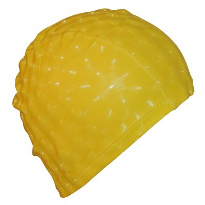 Шапочка для плавання 3D універсальна жовта PM-3D-Yellow PM-3D-yellow фото