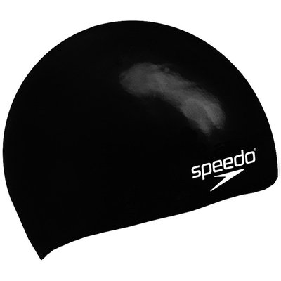 Шапка для плавания Speedo MOULDED SILC CAP JU черный ребенок OSFM 8-709900001 фото