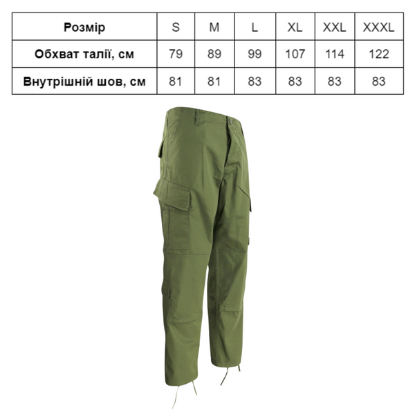 Штани тактичні KOMBAT UK ACU Trousers kb-acut-olgr-l фото