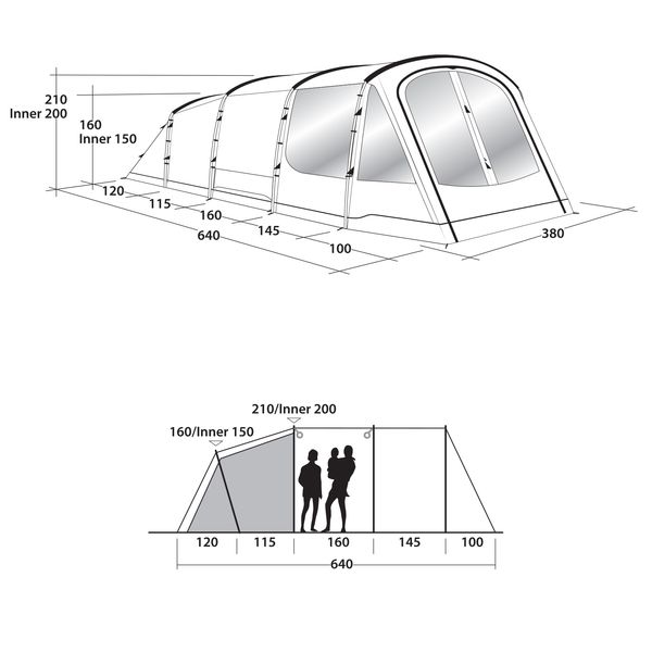 Намет Outwell Tent Collingwood 6 (111065) 928277 фото