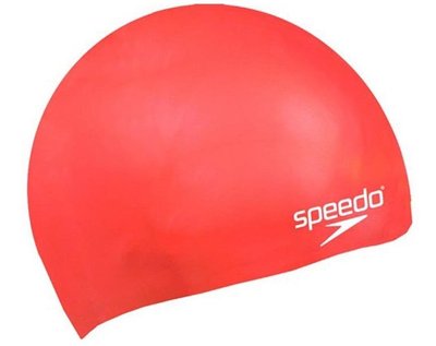 Шапка для плавания Speedo MOULDED SILC CAP JU красный ребенок OSFM 8-709900004 фото