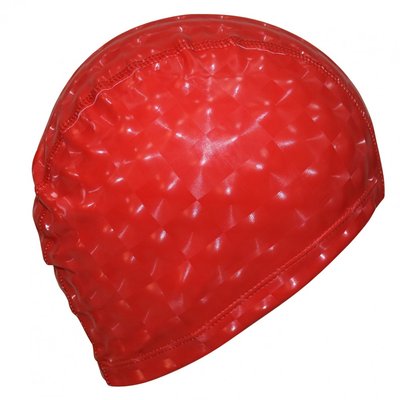Шапочка для плавання 3D універсальна червона PM-3D-red PM-3D-red фото