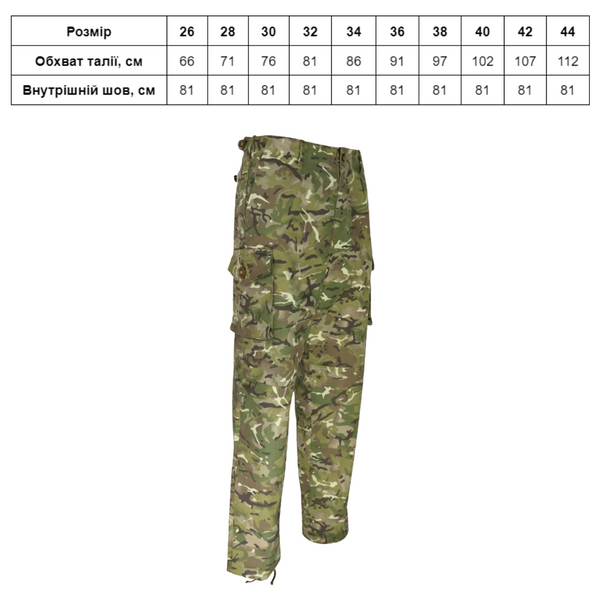 Штани тактичні KOMBAT UK S95 Trousers kb-s95t-btp-40 фото