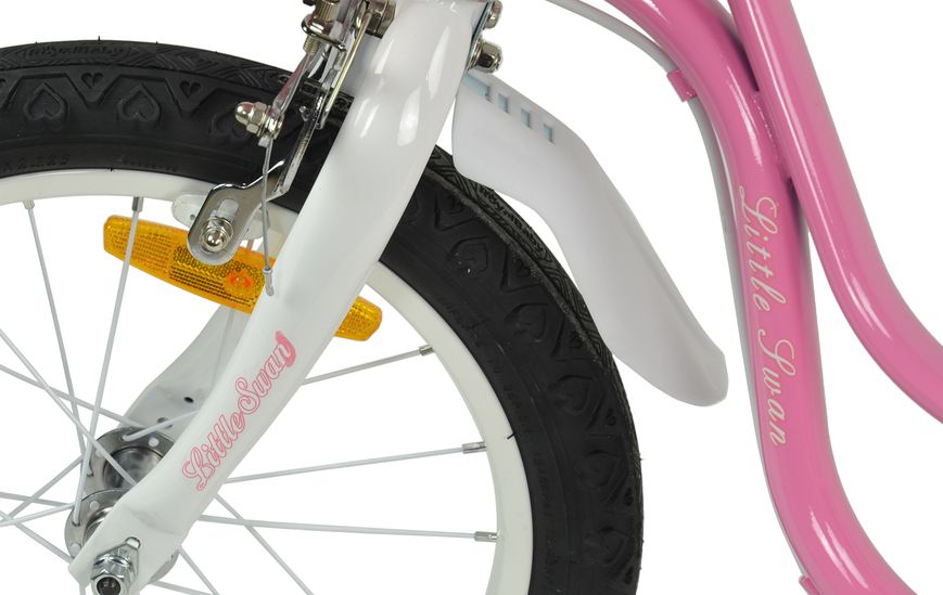 Велосипед RoyalBaby LITTLE SWAN 12", OFFICIAL UA, розовый RB12-18-PNK фото