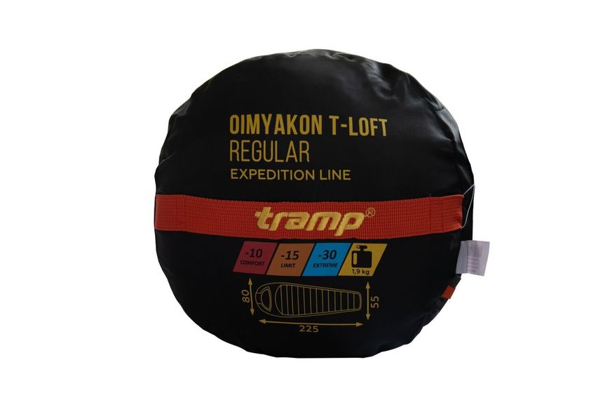 Спальный мешок Tramp Oimyakon Regular кокон левый TRS-048 TRS-048R-L фото