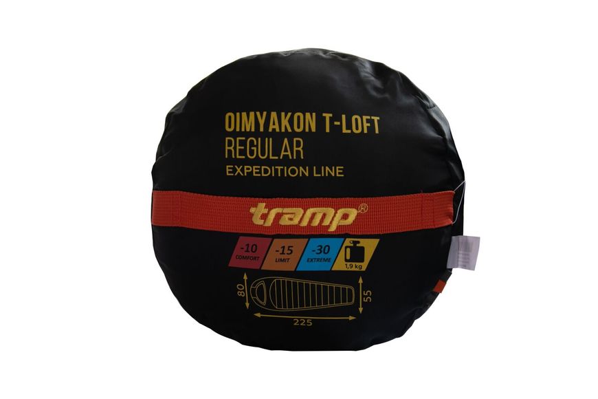 Спальный мешок Tramp Oimyakon Regular кокон левый TRS-048 TRS-048R-L фото