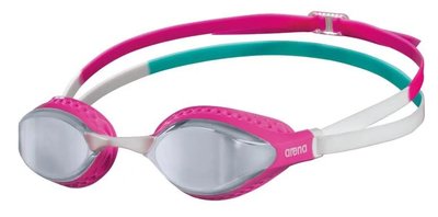 Очки для плавания Arena AIR-SPEED MIRROR серебристый, розовый Уни OSFM 003151-105 фото