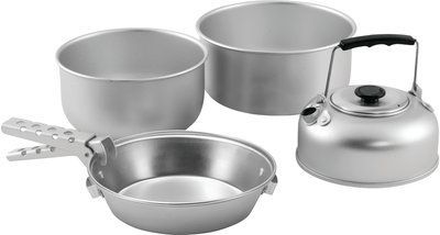 Набір туристичного посуду Easy Camp Adventure Cook Set M Silver (580038) 929029 фото