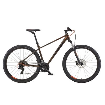 Велосипед KTM CHICAGO 292 29" рама M/43, темно-зеленый (черно-оранжевый), 2022 22813133 фото