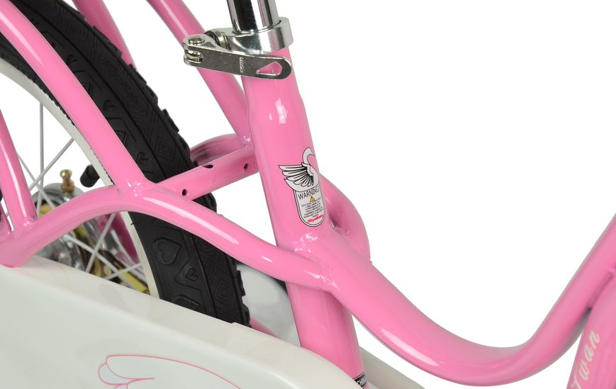 Велосипед RoyalBaby LITTLE SWAN 14", OFFICIAL UA, розовый RB14-18-PNK фото
