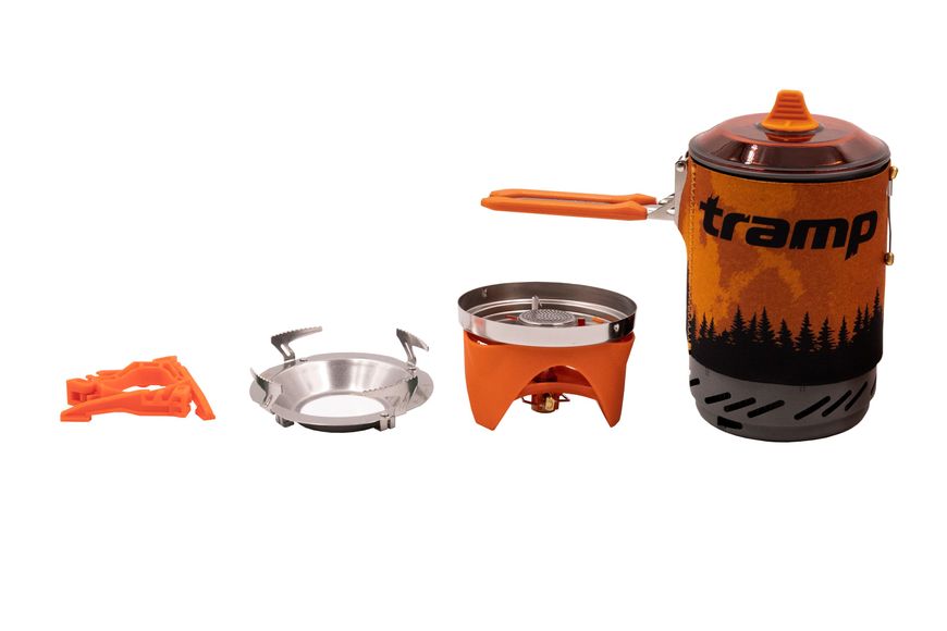 Система для приготовления пищи Tramp 1,0л TRG-115-orange фото