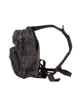 Рюкзак тактичний однолямковий KOMBAT UK Mini Molle Recon Shoulder Bag kb-mmrsb-blk фото