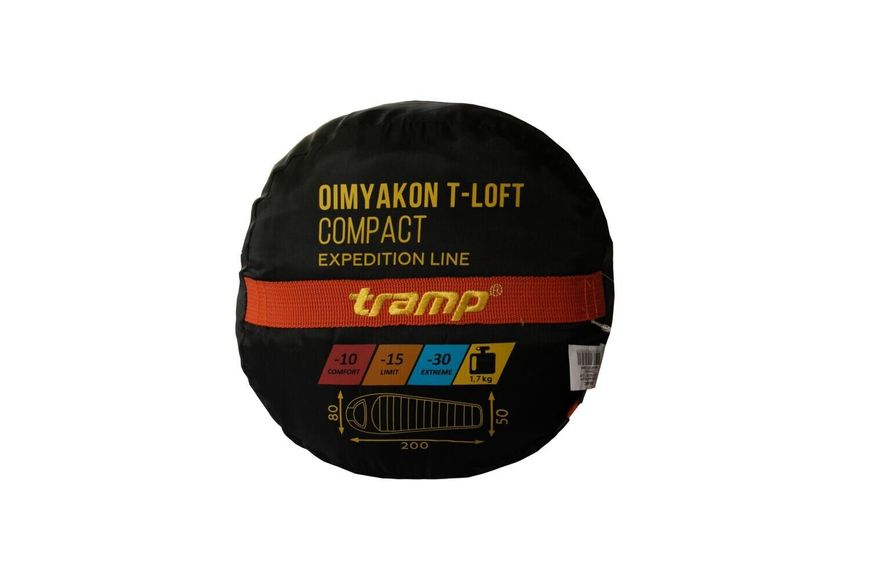 Спальный мешок Tramp Oimyakon Compact кокон левый TRS-048С-L TRS-048C-L фото