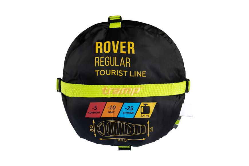Спальный мешок Tramp Rover Regular кокон правый olive/grey 220/80-55 UTRS-052R UTRS-050R-L фото