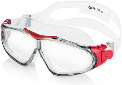 Очки для плавания Aqua Speed ​​SIROCCO 3952 красный, прозрачный Уни OSFM 042-53 фото