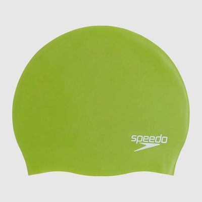 Шапка для плавания Speedo MOULDED SILC CAP AU зеленый Уни OSFM 8-70984G760 фото