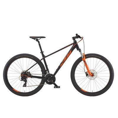 Велосипед KTM CHICAGO 272 27.5" рама S/38, черный матовый (оранжевый), 2022 22814108 фото