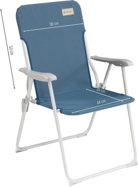 Стілець розкладний Outwell Blackpool Ocean Blue (470346) 5709388089014 фото