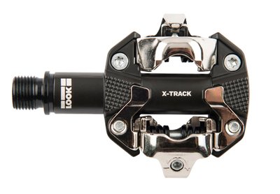 Педалі Look X-TRACK DARK GREY, алюміній, вісь chromoly 9/16" , темно-сіра PED-83-46 фото