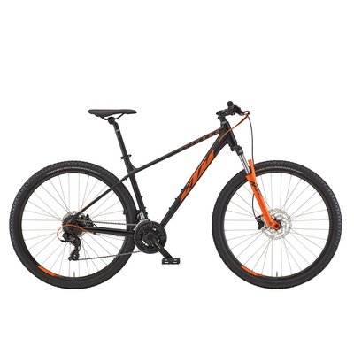 Велосипед KTM CHICAGO 272 27.5" рама M/43, черный матовый (оранжевый), 2022 22814113 фото