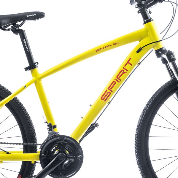 Велосипед Spirit Spark 6.1 26", рама S, желтый/матовый, 2021 52026066140 фото