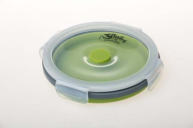 Контейнер складной с крышкой-защелкой Tramp (800ml) olive TRC-087-olive фото