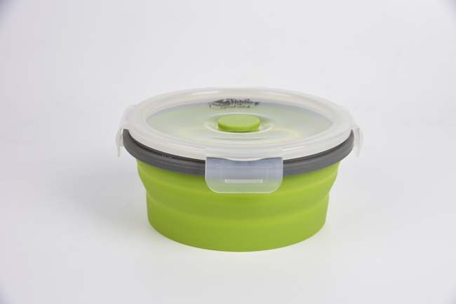 Контейнер складной с крышкой-защелкой Tramp (800ml) olive TRC-087-olive фото