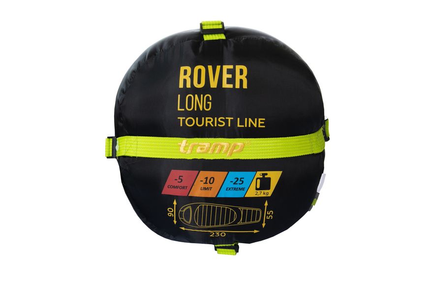 Спальный мешок Tramp Rover Long кокон правый olive/grey 230/90-55 UTRS-052L UTRS-050L-L фото
