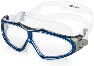 Очки для плавания Aqua Speed ​​SIROCCO 3949 синий, серый Уни OSFM 042-10 фото