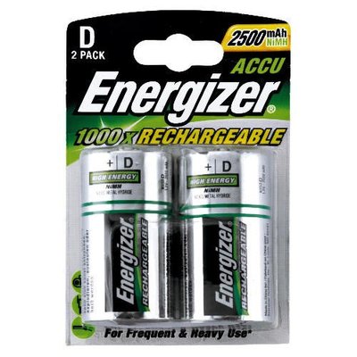 Аккумулятор Energizer Rechargeable D 2500мАч 17226 фото