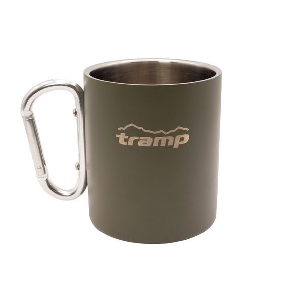 Термокружка TRAMP з карабіном 350мл UTRC-122 олива UTRC-122-olive фото