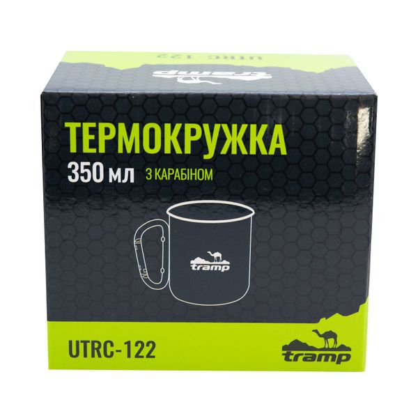 Термокружка TRAMP з карабіном 350мл UTRC-122 олива UTRC-122-olive фото