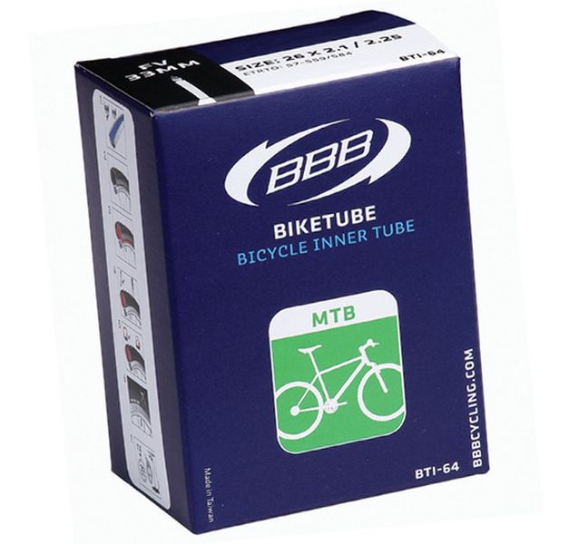 Камера для велосипеда 29х1.9-2.3 FV BBB BikeTube 16212 фото
