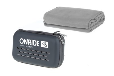 Рушник з мікрофібри ONRIDE Wipe 20 сірий у кейсі 6936116120459 фото