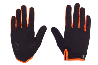 Перчатки Green Cycle Punch 2 с закрытыми пальцами XL черно-оранжевые CLO-74-40 фото