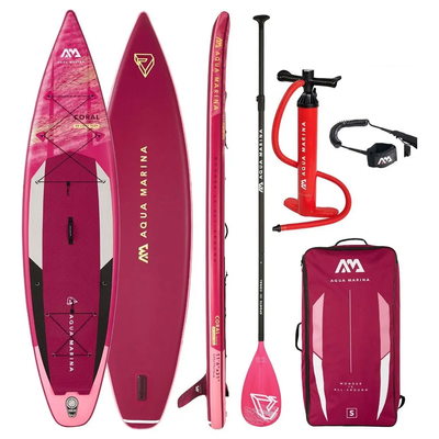 Доска Coral Touring - Touring iSUP. 3.5m/15cm. with paddle and coil leash (AQUAMARINA) BT-22CTP фото