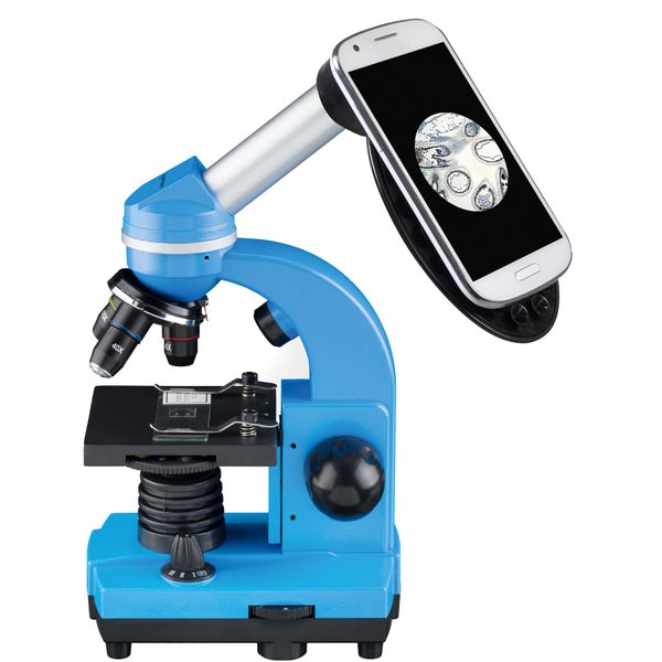 Мікроскоп Bresser Biolux SEL 40x-1600x Blue з адаптером для смартфона (8855600WXH000) 926814 фото